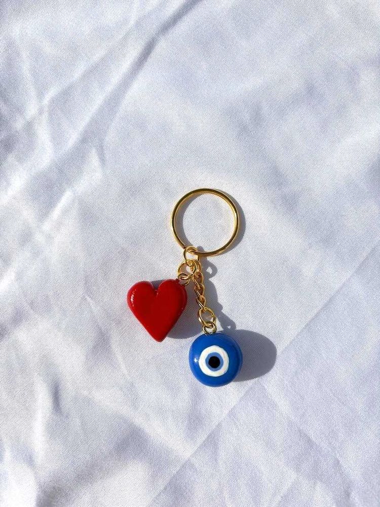 SALE PRICE! Love &amp; Protection EVIL EYE Keychain