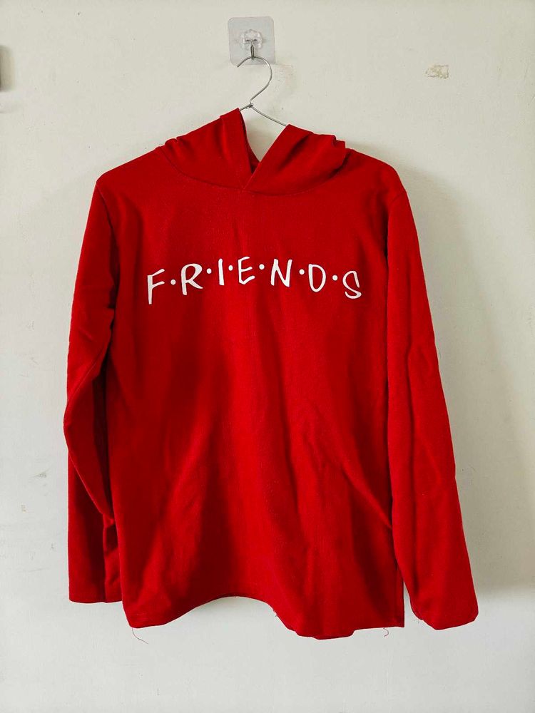 marroon hoodie