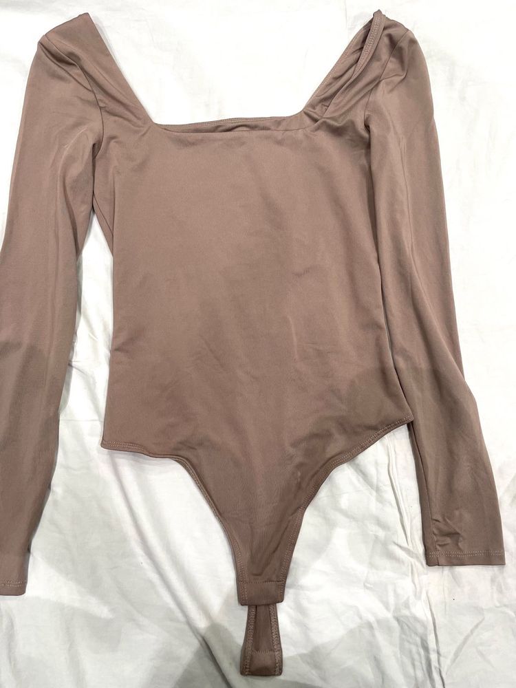 Long Sleeve Square Neck Bodysuit