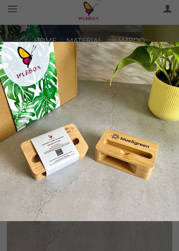 Eco-Friendly Bamboo Speaker