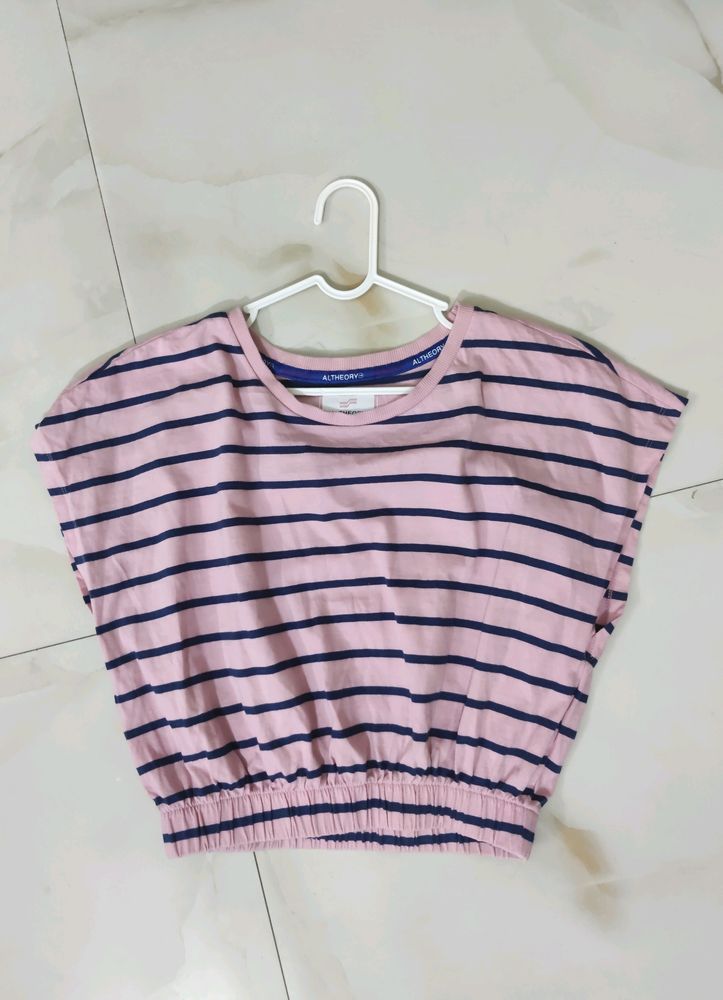 STRIPED CROP TOP