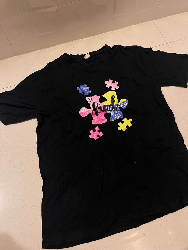 Black Graphic T-Shirt
