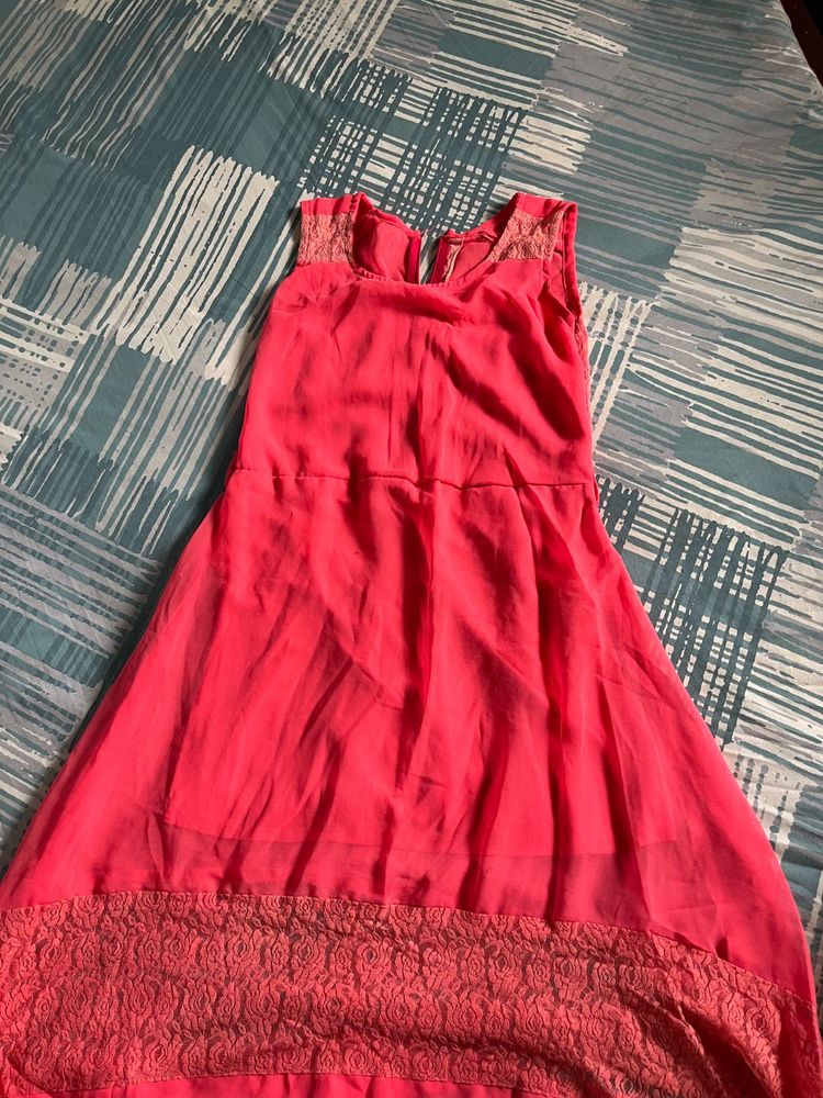 Coral Dress One Piece