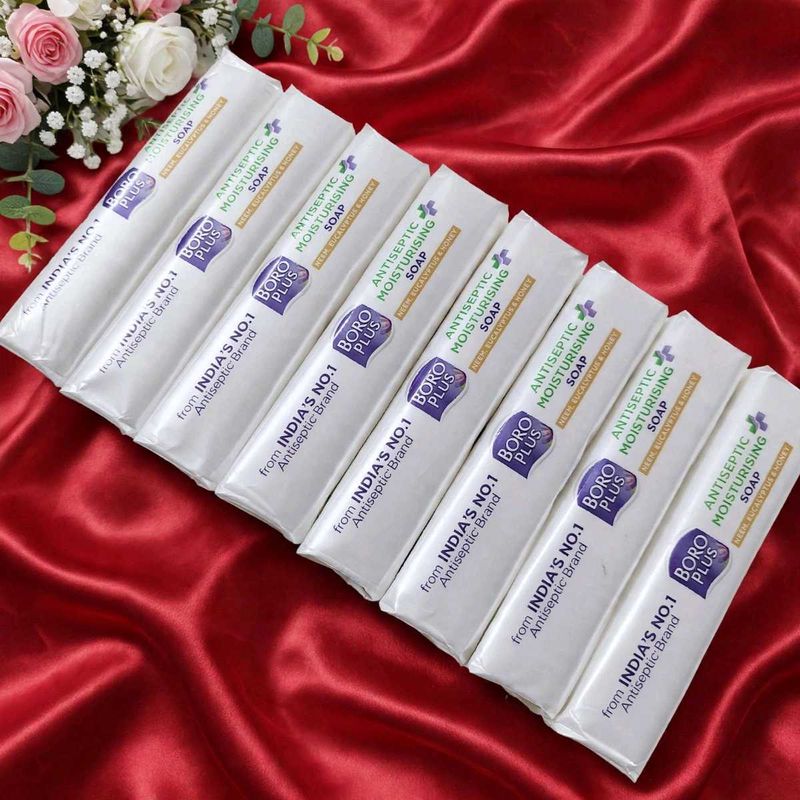 Pack of 8 Boro Plus Antiseptic Moisturising Soap B