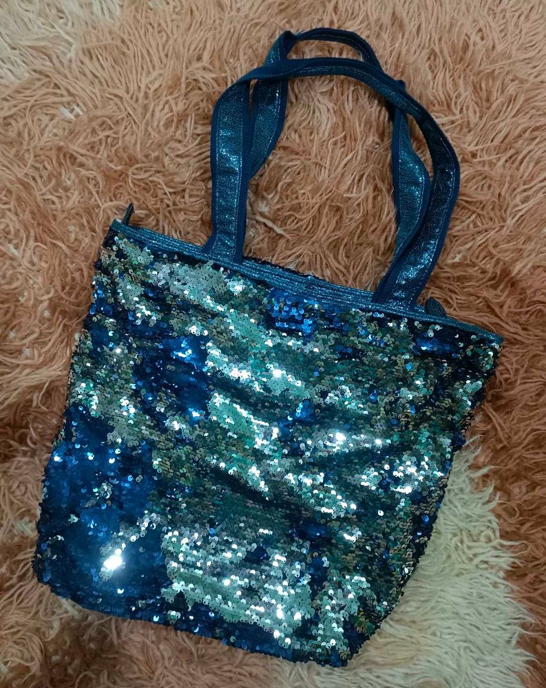 Sparkling tote bag