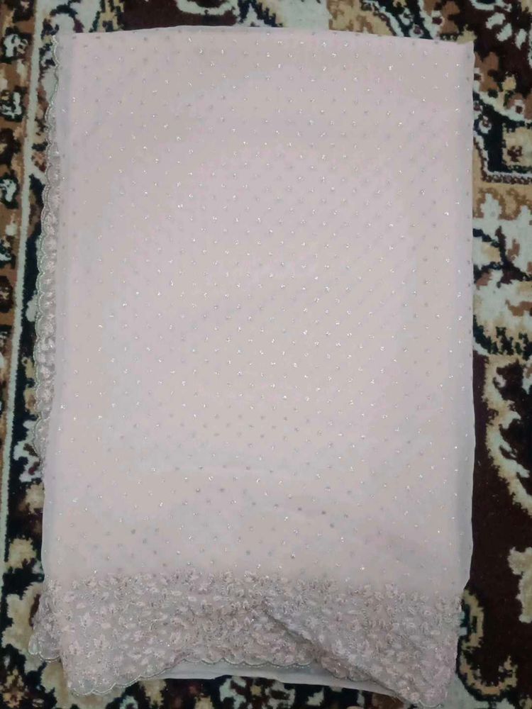 Elegant Embellished saree with blouse peticot