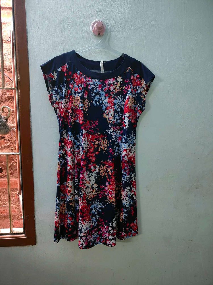 Floral Print Short Dress
