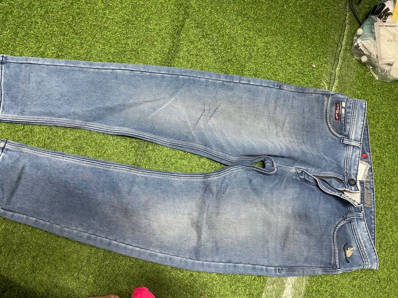 Classic Light Wash Denim Jeans