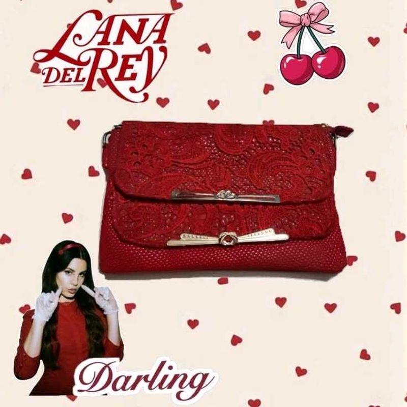LDR Red Lace Bag/Purse