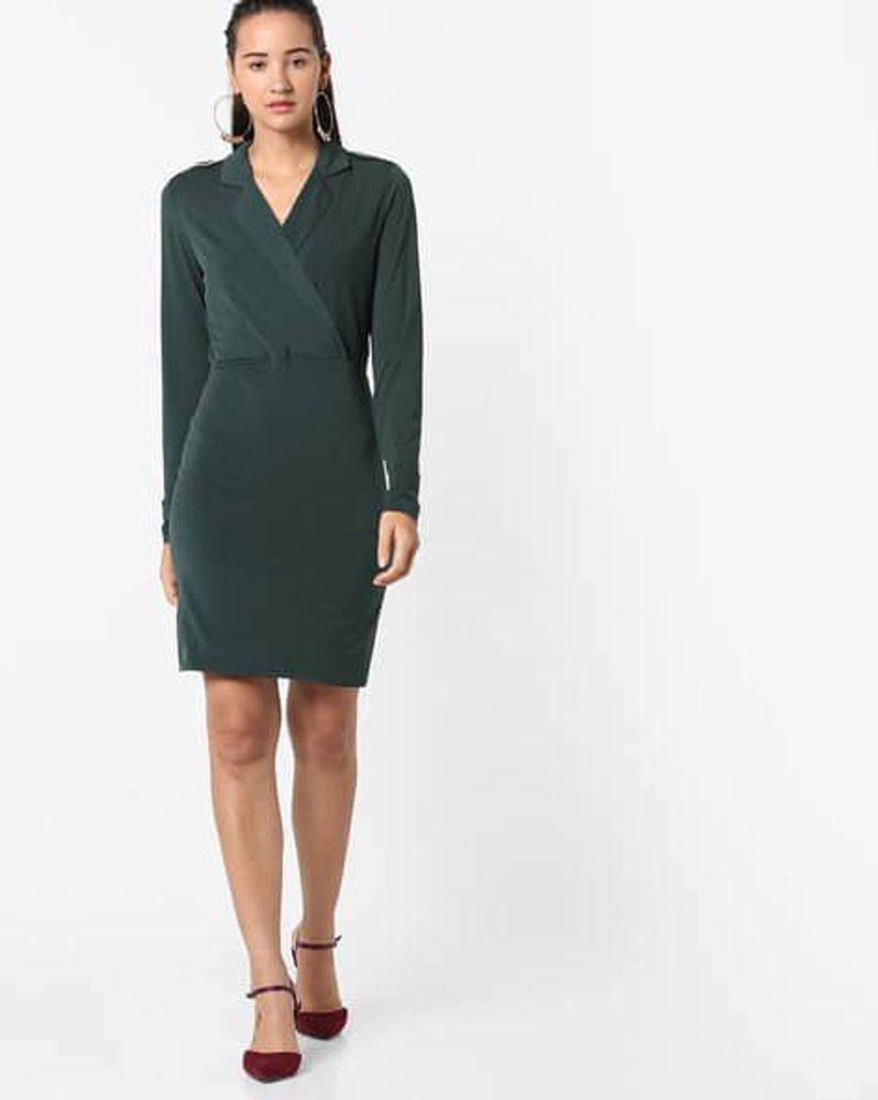 Vero Moda Green Sheath Dress