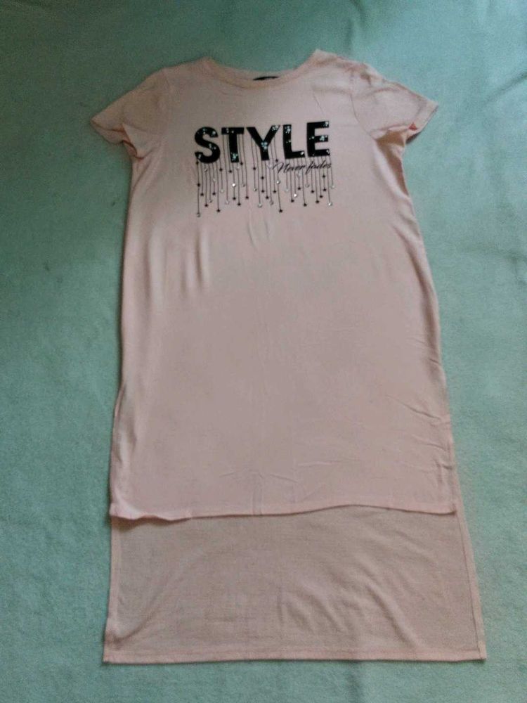 Stylish Pink Tunic Top