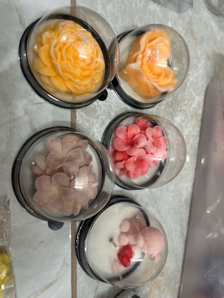 Decorative Flower Candles