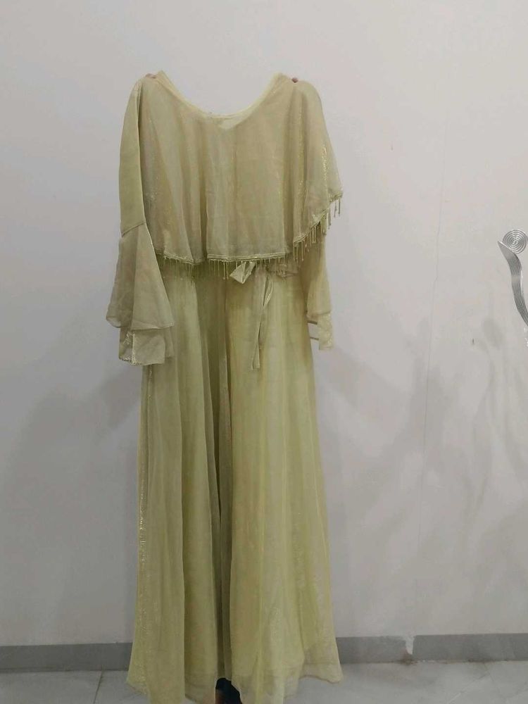 Elegant Pastel Yellow Maxi Dress
