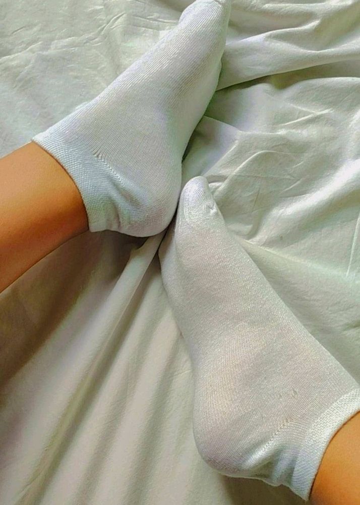 White Ankle Socks (Cotton)