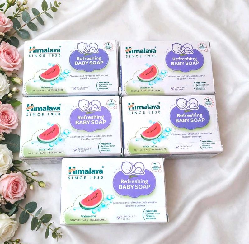Himalaya Refreshing Baby Soap (5 Pack)