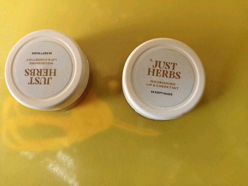 Just Herbs Nourishing Lip &amp; Cheektint set of 2