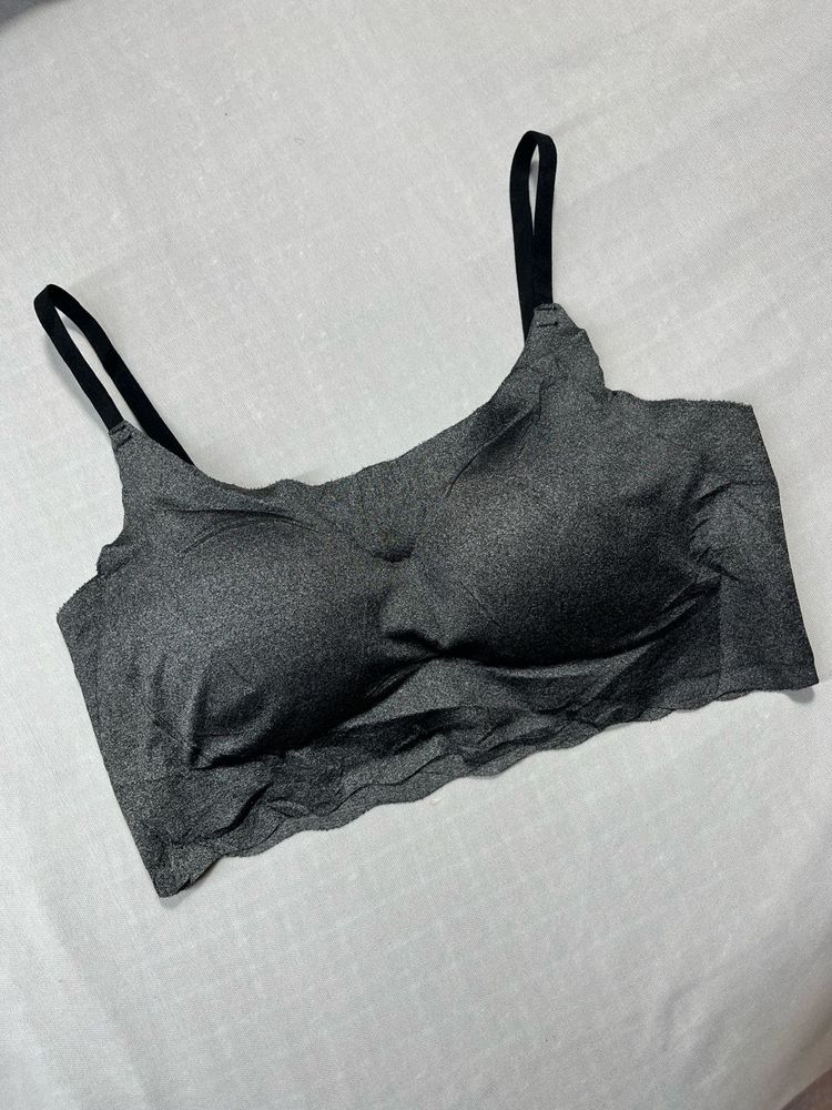 Comfy Gray Bra