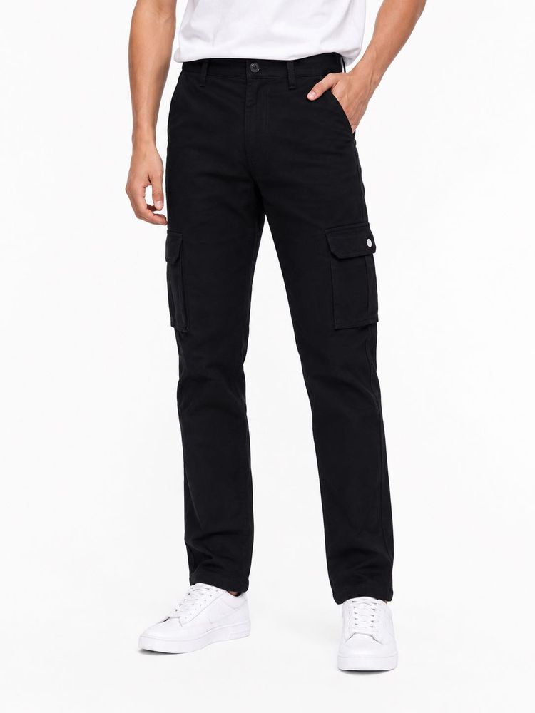 HIGHLANDER Black Cargo Pants