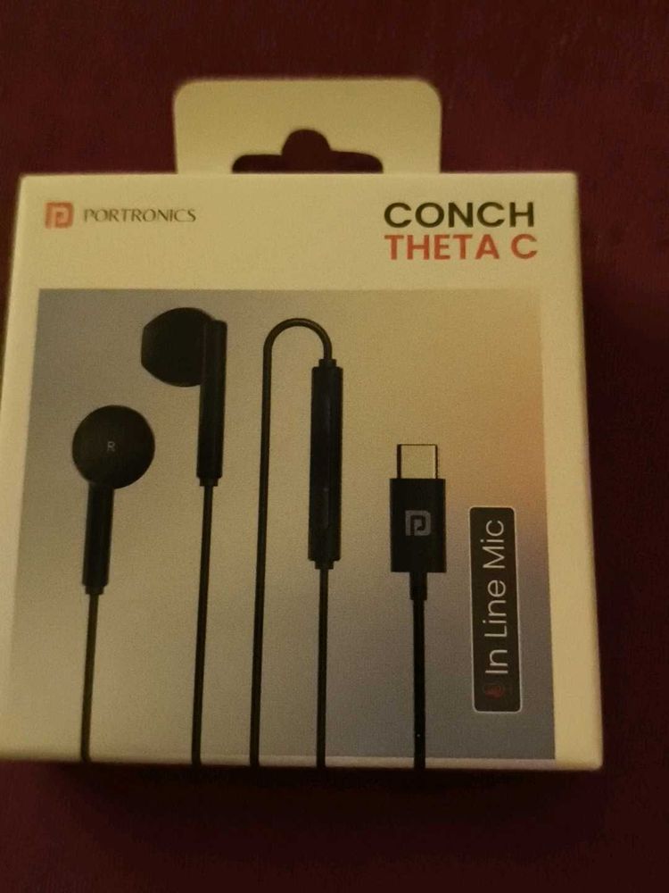 Portronics conch theta C earphones