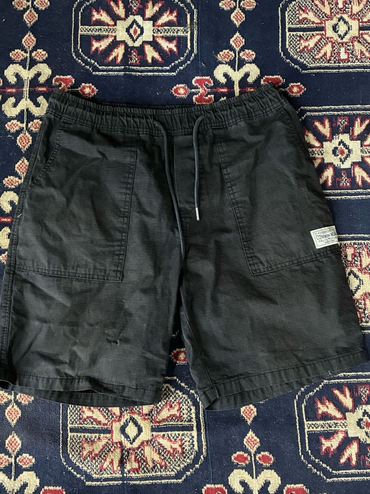 Men's Black Casual Shorts