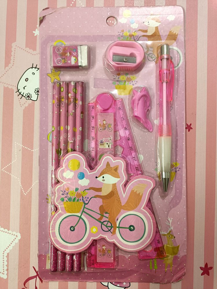 Kids Cycle Design Stationery Gift 🎁 Set