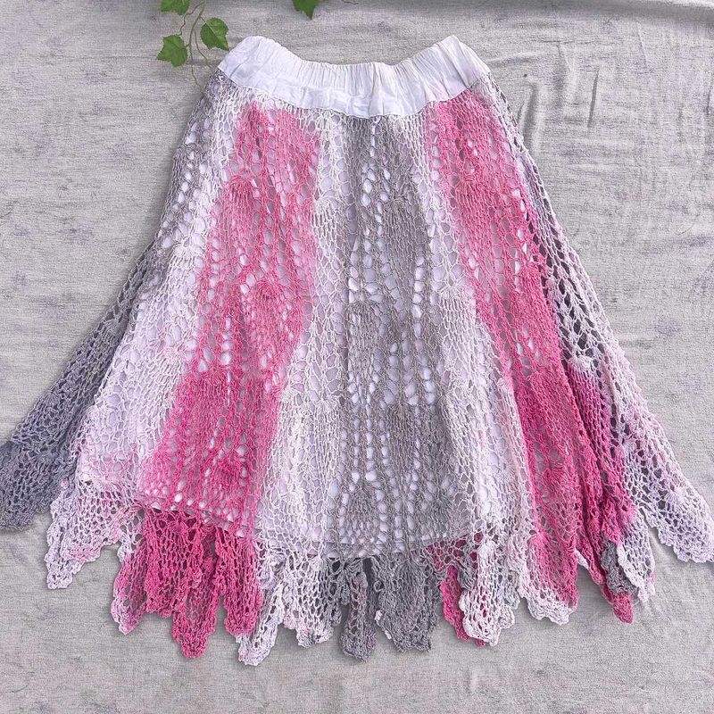 Price Drop! Pastel Crochet Skirt 💓