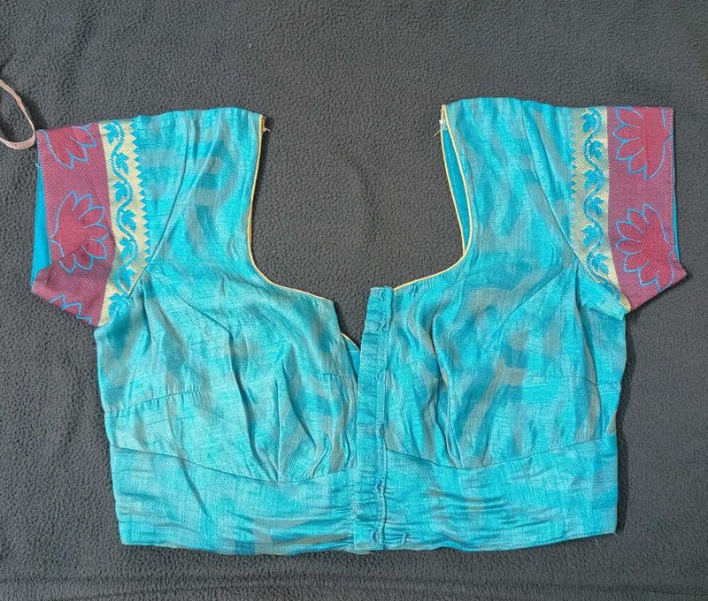 Beautiful Teal Ethnic Blouse