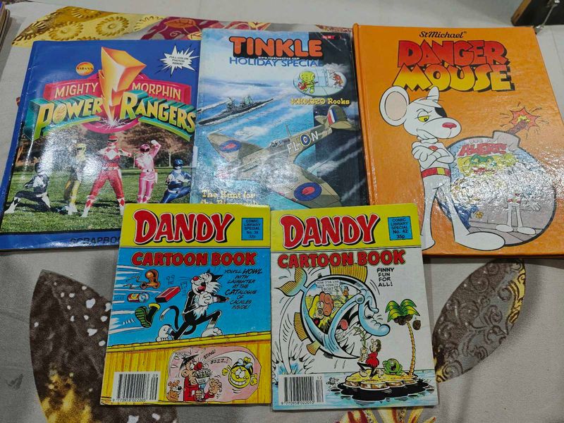 Vintage 5 Comic Books Collection