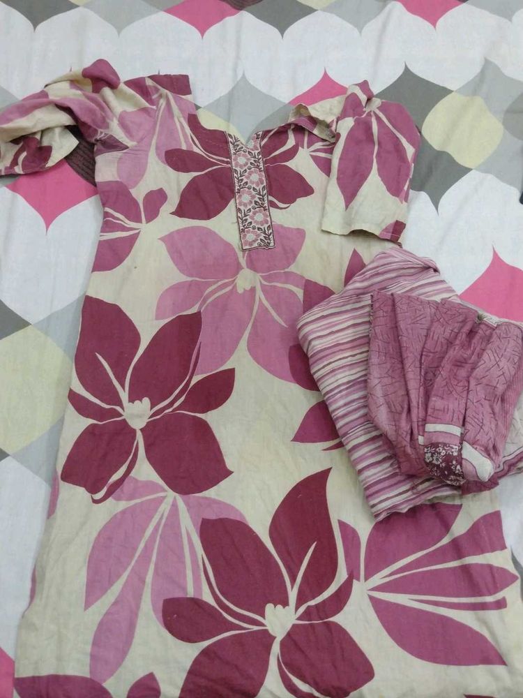 Floral Print Kurta Set