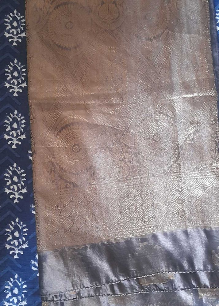 Elegant Saree with Intricate Weave