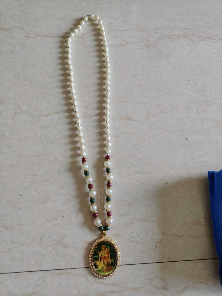 Radha Krishna Pendant Mala