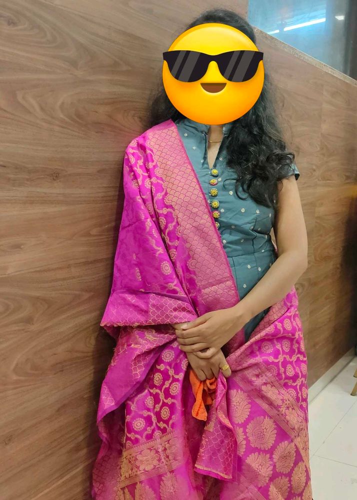 Gown With Dupatta