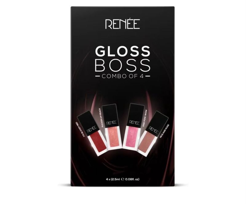 RENEE Gloss Boss Combo of 4 Lip Glosses