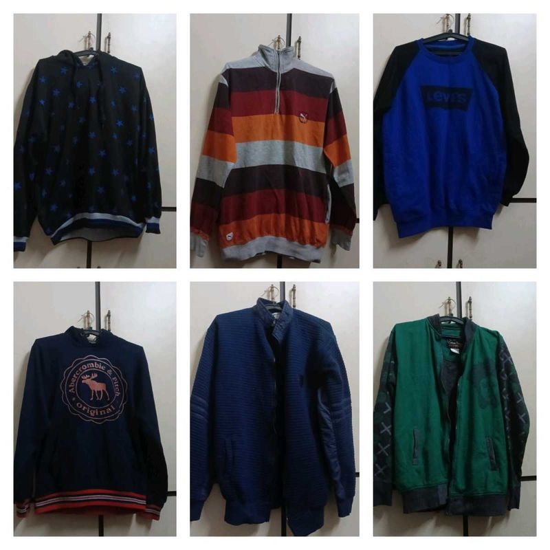 6 men sweatshirts