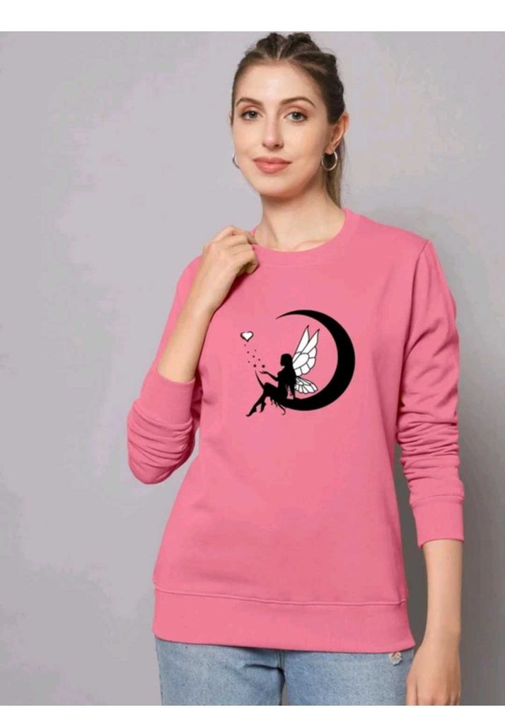 Pink Fairy Graphic Sweatshirt