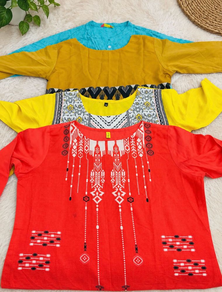 Bundle of 4 Women's Kurtas
