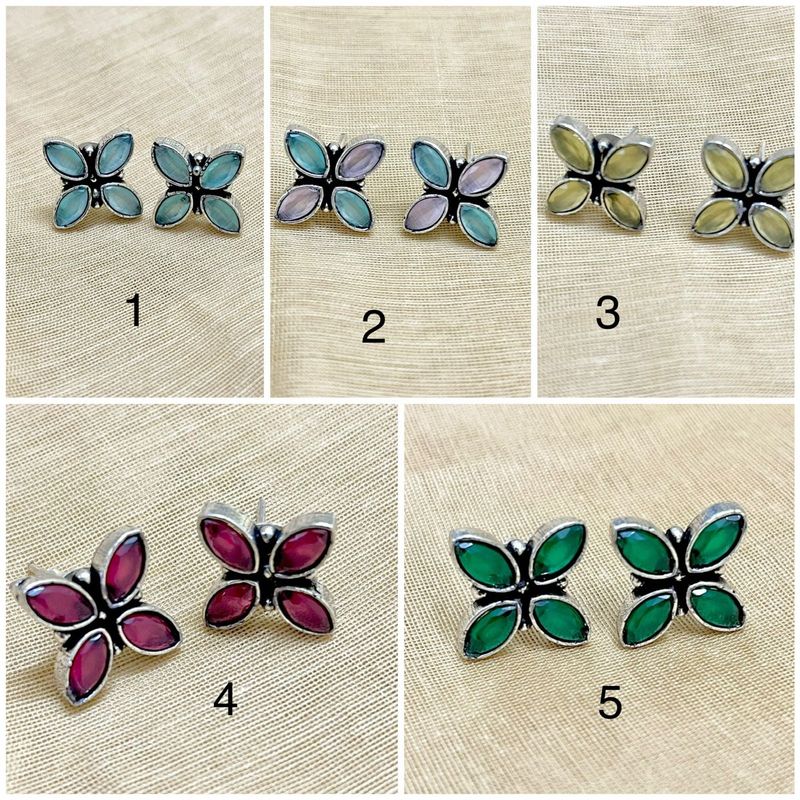 Stone Stud Earring