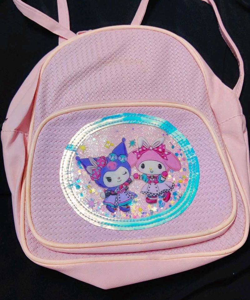 Cute Pink Kawaii Character Backpack
