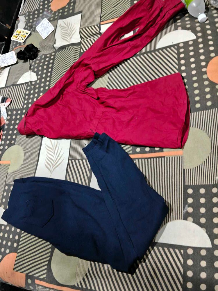 Maroon shirt &amp; Navy pants
