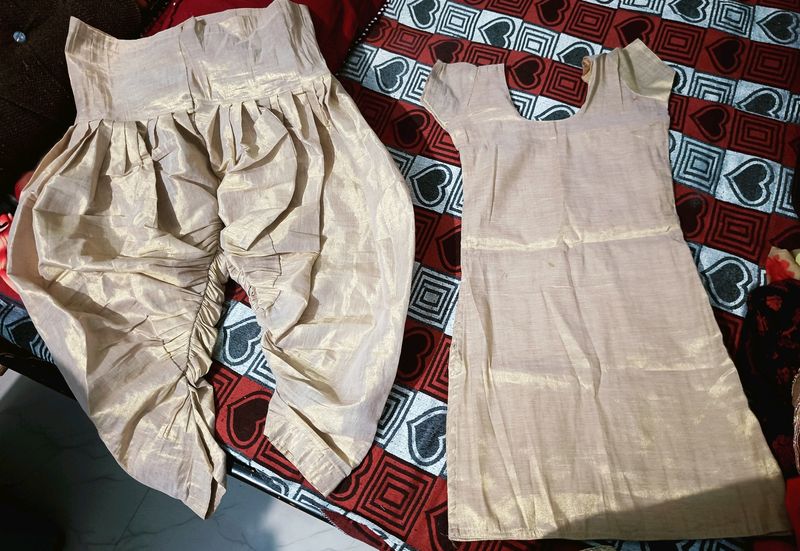 XL Patiyala Shineing Kurti Set