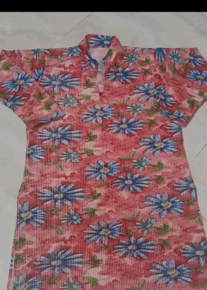 Floral Print Kurta