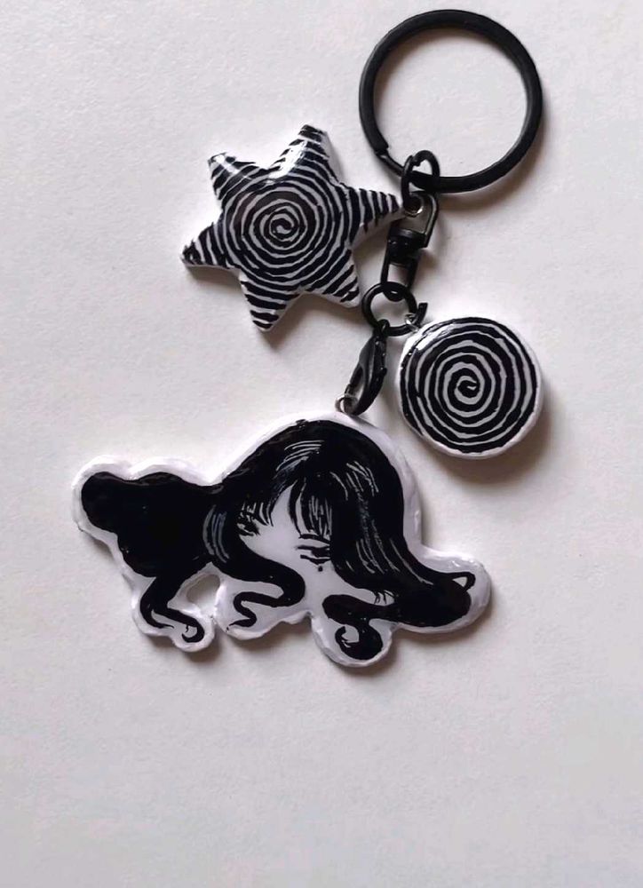 Tomie Junji Ito Spiral Anime Keychain
