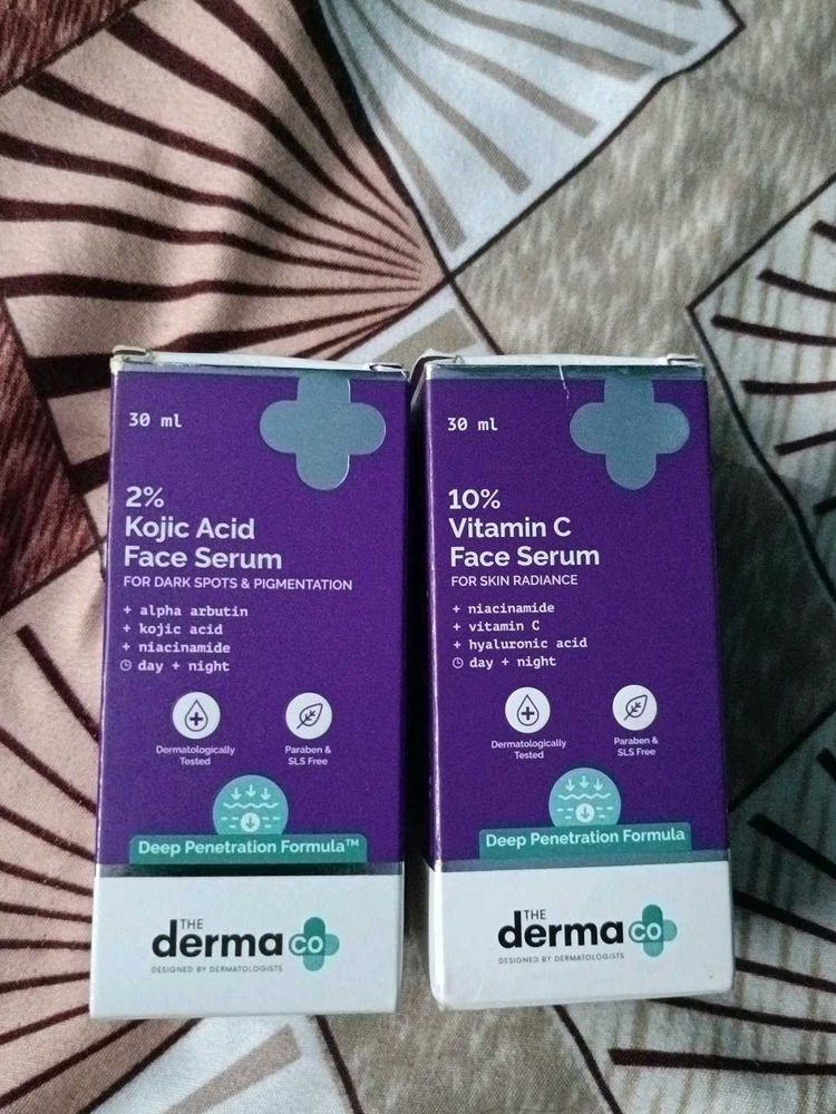 dermaco Kojic acid serum , vit c s