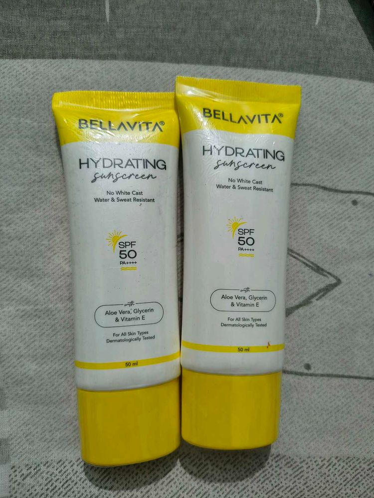 Bellavita Hydrating Sunscreen SPF 50 (2 Units)