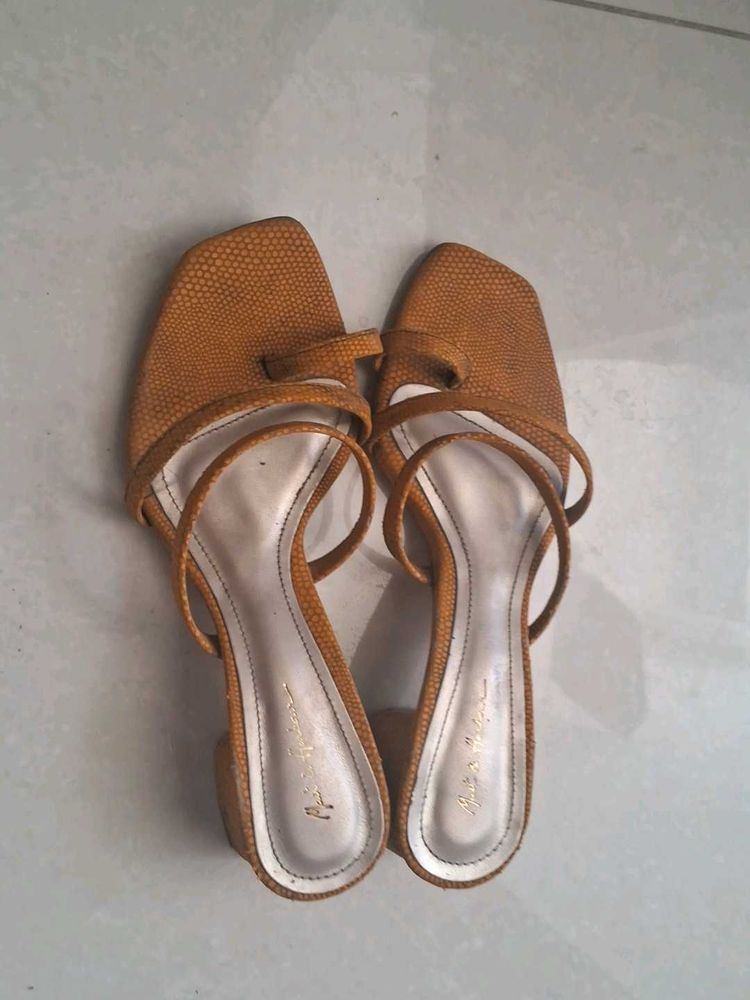 Mast and Harbour Stylish Brown Strappy Sandals