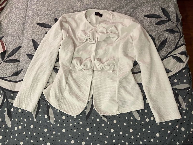 White Bow Jacket