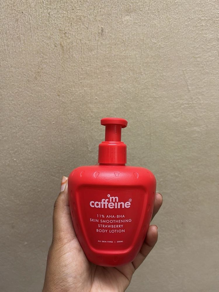 MCaffeine Strawberry Body Lotion