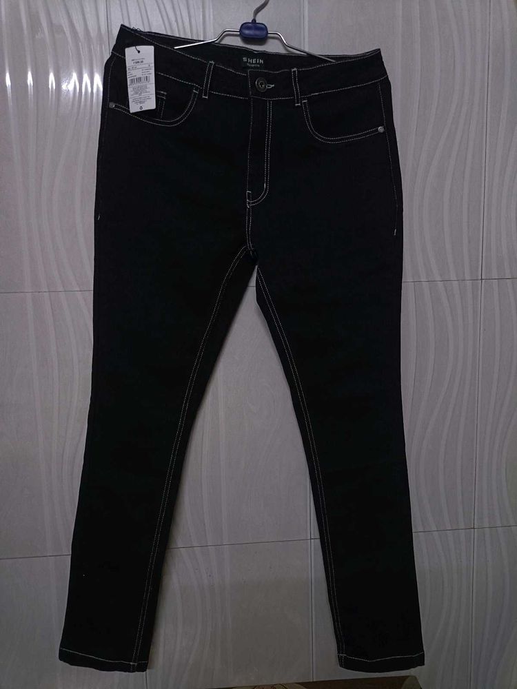 shein brand new Black High Waisted Jeans