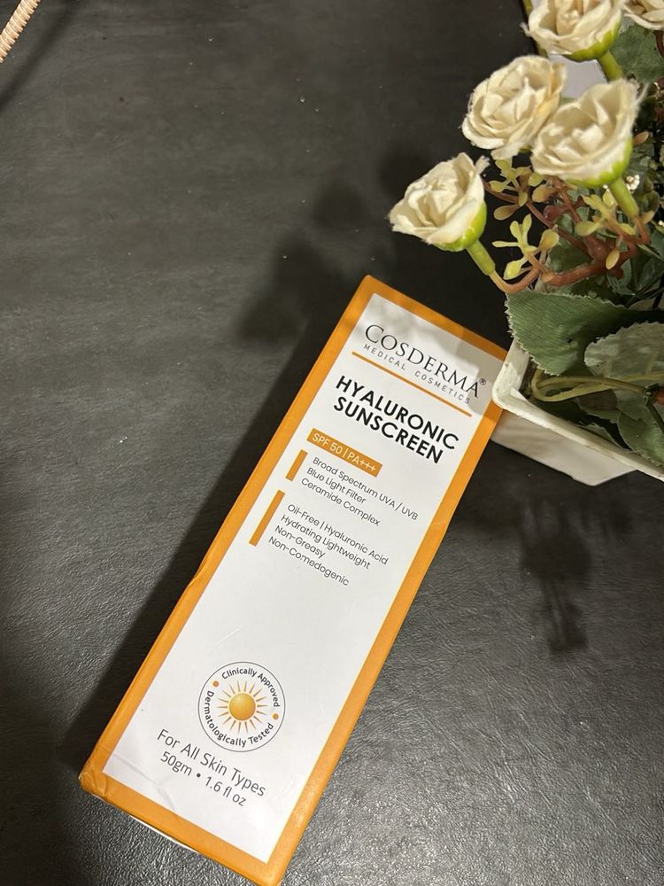 Cosderma Hyaluronic Sunscreen SPF 50