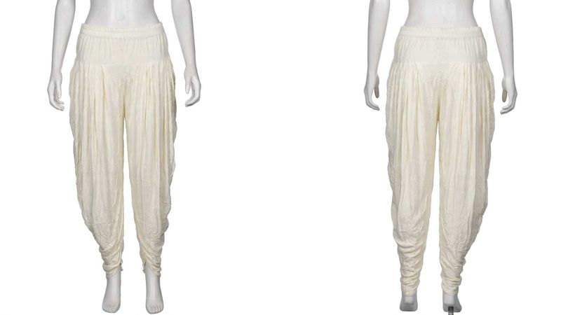Elegant Cream Dhoti Pants